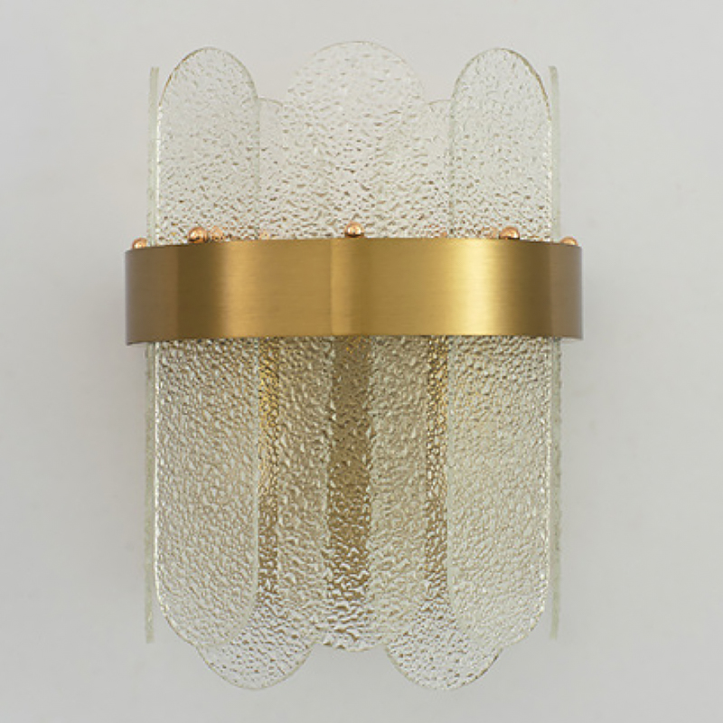 Бра Blount Raised Wall Lamp Прозрачное Стекло Латунь Бра Blount Raised Wall Lamp Прозрачное Стекло Латунь во Владивостоке | Loft Concept