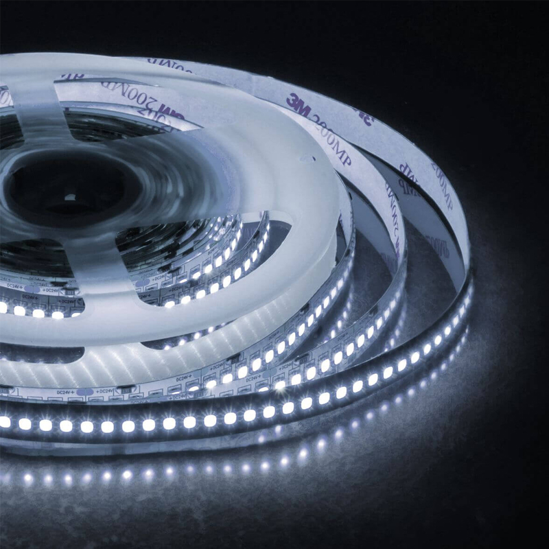 Светодиодная лента 26W/m 240Led/m 2835SMD дневной белый Белый Светодиодная лента 26W/m 240Led/m 2835SMD дневной белый Белый во Владивостоке | Loft Concept
