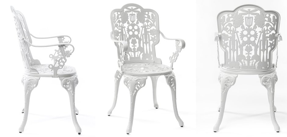 Стул Seletti Industry Collection ALUMINIUM ARMCHAIR – WHITE Стул Seletti Industry Collection ALUMINIUM ARMCHAIR – WHITE - Loft-Concept во Владивостоке