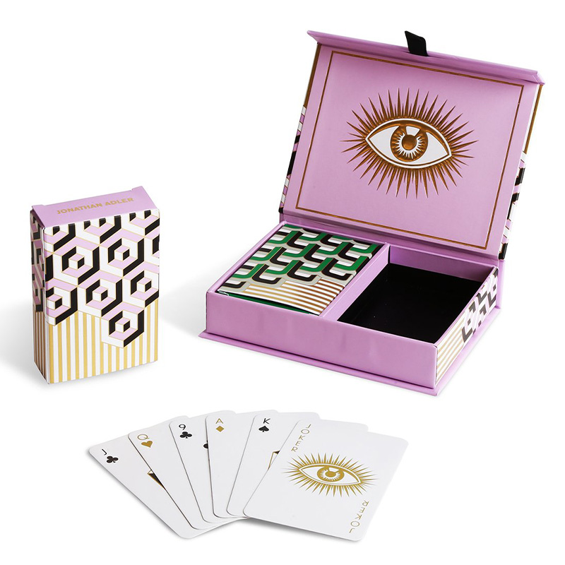 Игральные карты VERSAILLES PLAYING CARD SET Jonathan Adler Розовый Черный Белый Золотой Зеленый во Владивостоке | Loft Concept 