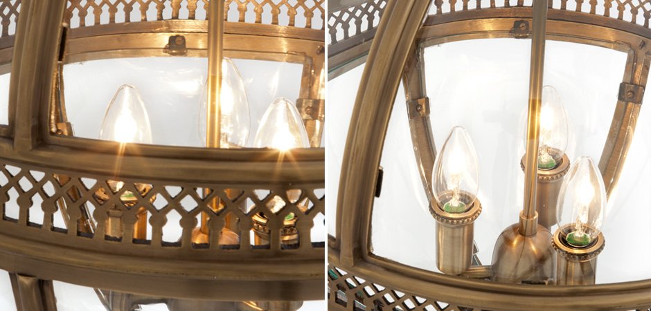 Люстра Lantern Residential Brass M Люстра Lantern Residential Brass M - Loft-Concept во Владивостоке