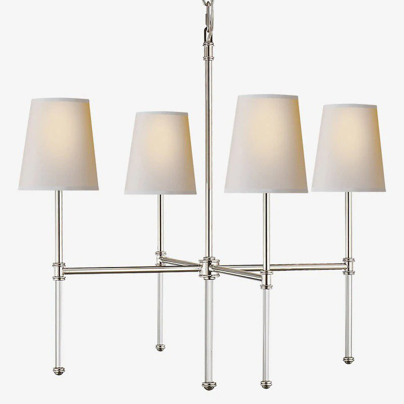 Люстра Nicoleta Silver Chandelier Серебряный Белый Люстра Nicoleta Silver Chandelier Серебряный Белый во Владивостоке | Loft Concept