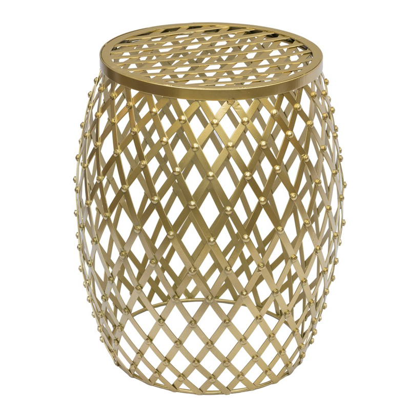 Табурет Stool Barrel Золотой Табурет Stool Barrel Золотой во Владивостоке | Loft Concept