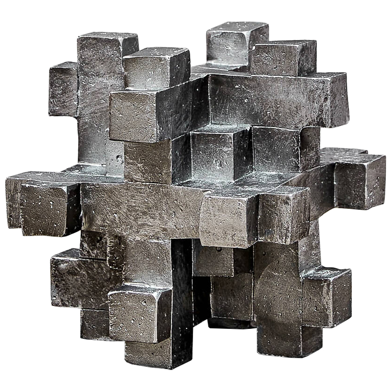 Аксессуар Cube Abstraction Серебряный Аксессуар Cube Abstraction Серебряный во Владивостоке | Loft Concept