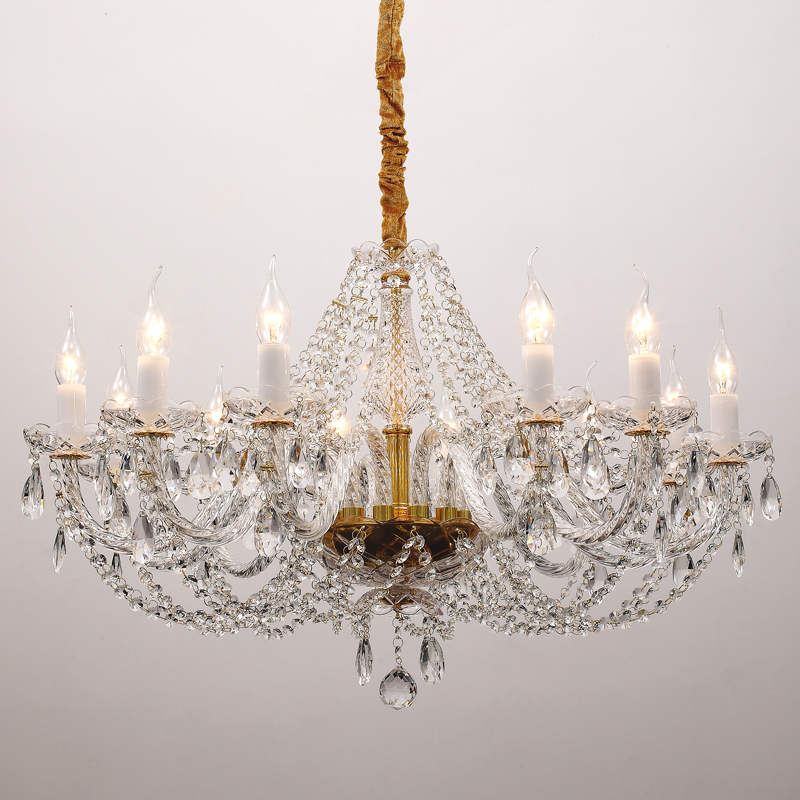 Люстра Melisa Chandelier 82 Прозрачный Глянцевое золото Люстра Melisa Chandelier 82 Прозрачный Глянцевое золото во Владивостоке | Loft Concept