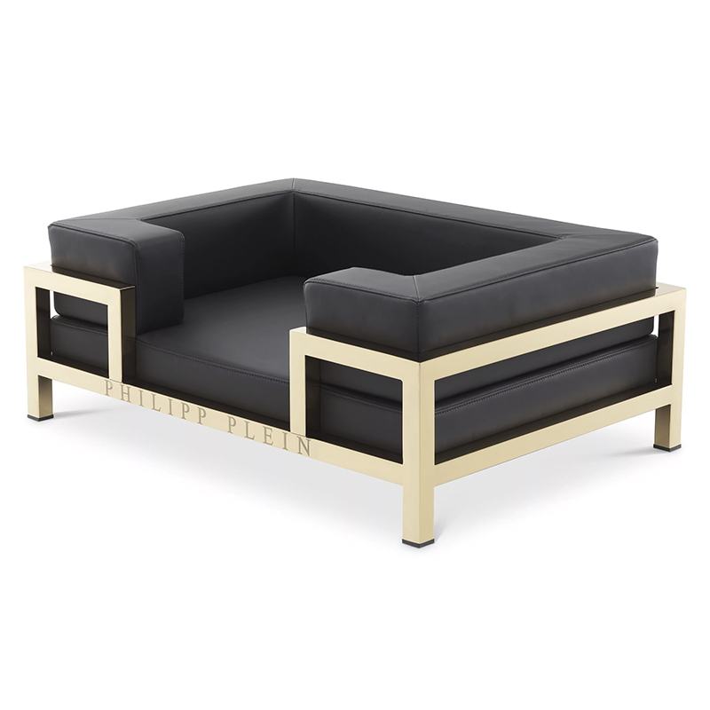Лежанка для домашних животных Philipp Plein Dogbed High Conic L Gold Черный Золотой Лежанка для домашних животных Philipp Plein Dogbed High Conic L Gold Черный Золотой во Владивостоке | Loft Concept