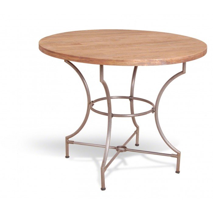 Cтол Industrial Metal Rust Round Dining Table Cтол Industrial Metal Rust Round Dining Table во Владивостоке | Loft Concept
