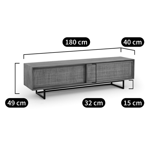 ТВ-тумба из массива тика Busto TV Stand ТВ-тумба из массива тика Busto TV Stand во Владивостоке