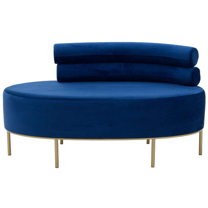 Кушетка Fening Lounge Sapphire Blue Сапфирово-синий Золотой Кушетка Fening Lounge Sapphire Blue Сапфирово-синий Золотой во Владивостоке | Loft Concept
