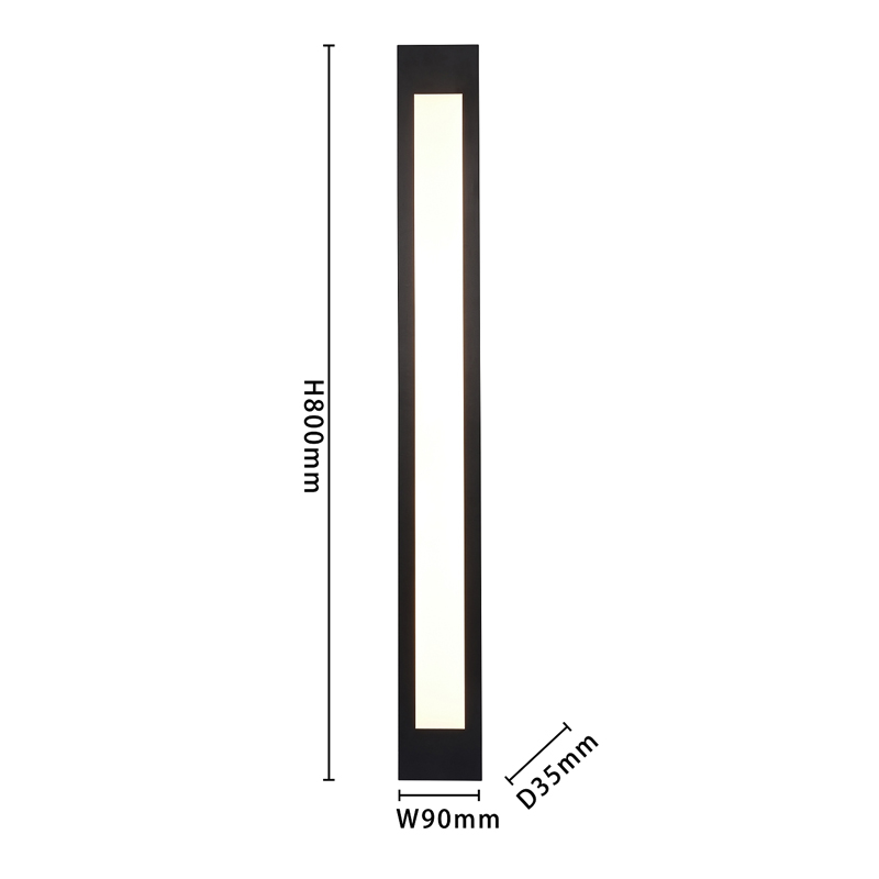 Настенный светильник Black Frame 80 см Настенный светильник Black Frame 80 см во Владивостоке