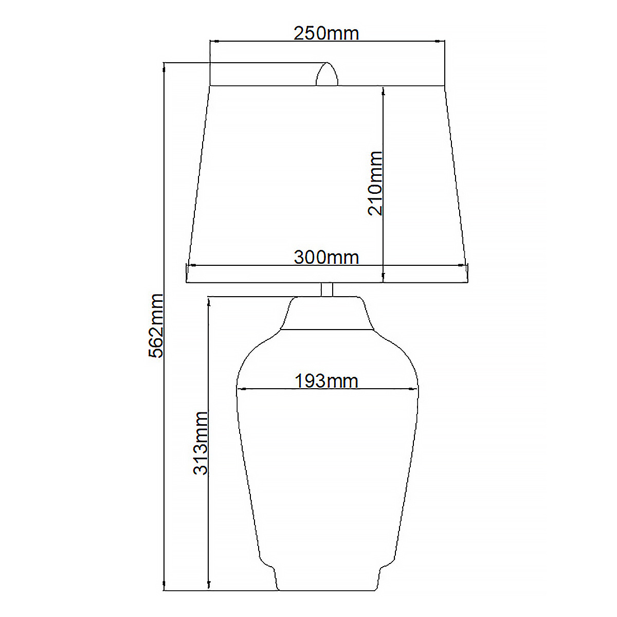 Настольная лампа с белым конусным абажуром и ребристым керамическим основанием Quintiesse во Владивостоке