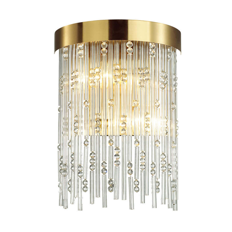 Бра Hailstorm Rain Kerri Wall lamp gold Прозрачный (Transparent) Золотой Бра Hailstorm Rain Kerri Wall lamp gold Прозрачный (Transparent) Золотой во Владивостоке | Loft Concept