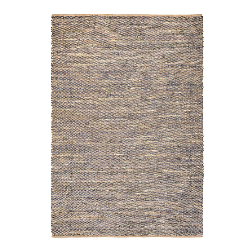 Ковер Rectangular Carpet blue 100% джут Бежевый Синий Ковер Rectangular Carpet blue 100% джут Бежевый Синий во Владивостоке | Loft Concept