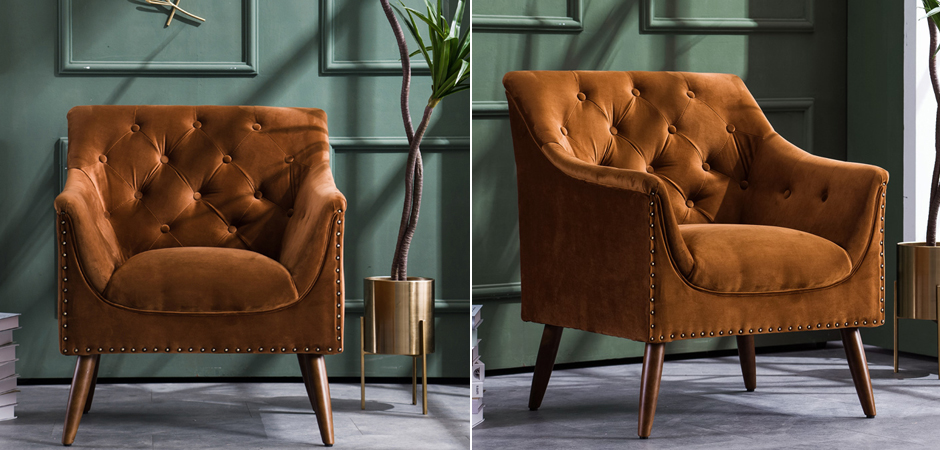 Кресло Terracotta Velvet Armchair Кресло Terracotta Velvet Armchair - Loft-Concept во Владивостоке
