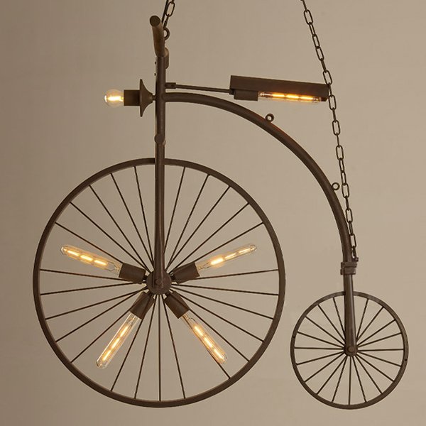 Сhandelier Loft BIKE Искусственная бурая ржавчина Сhandelier Loft BIKE Искусственная бурая ржавчина во Владивостоке | Loft Concept