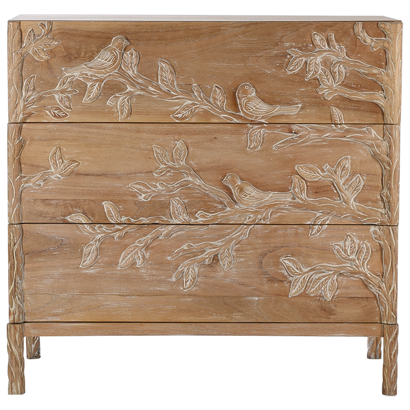Комод с птицами Land & Sky Chest of Drawers Древесина Комод с птицами Land & Sky Chest of Drawers Древесина во Владивостоке | Loft Concept