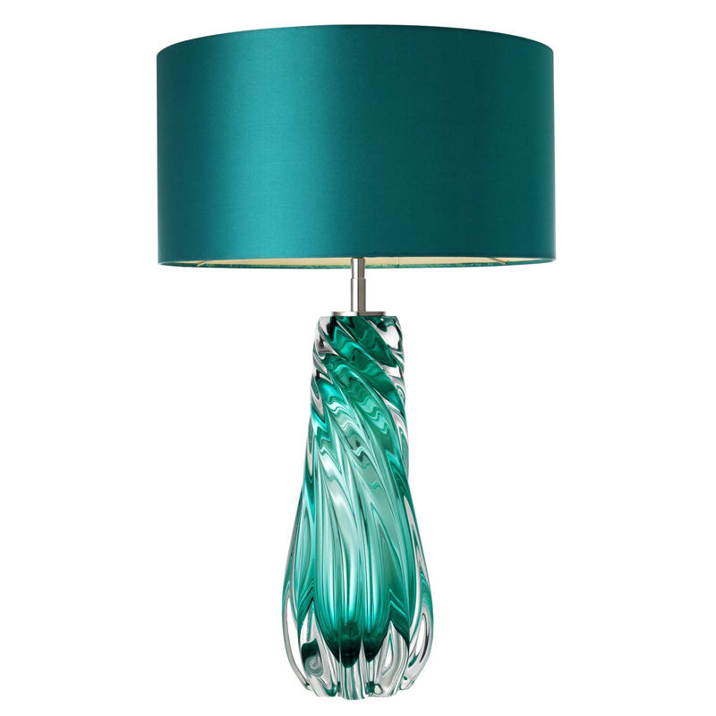 Настольная лампа Eichholtz Table Lamp Barron Бирюзовый Никель Настольная лампа Eichholtz Table Lamp Barron Бирюзовый Никель во Владивостоке | Loft Concept
