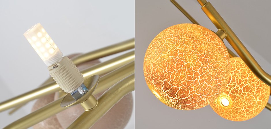 Люстра 8-GLOBE CHERRYBOMB CHANDELIER Люстра 8-GLOBE CHERRYBOMB CHANDELIER - Loft-Concept во Владивостоке