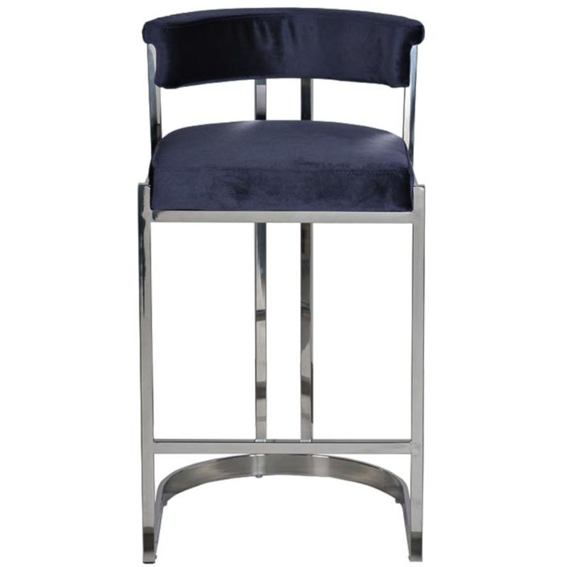 Стул барный Moselle dark blue Темно-синий Стул барный Moselle dark blue Темно-синий во Владивостоке | Loft Concept