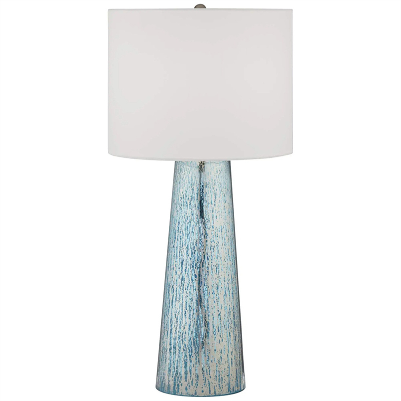 Настольная лампа Claire Lampshade Table Lamp Голубой Белый Настольная лампа Claire Lampshade Table Lamp Голубой Белый во Владивостоке | Loft Concept