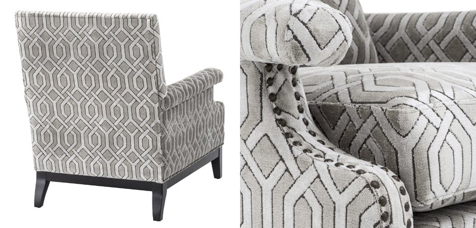 Кресло Eichholtz Chair Goldoni Grey Кресло Eichholtz Chair Goldoni Grey - Loft-Concept во Владивостоке