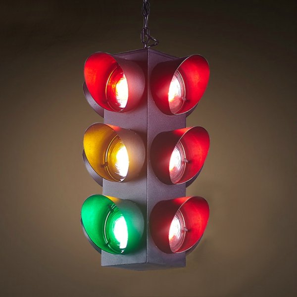 Подвесной светильник Светофор Loft Traffic Light Pendant  во Владивостоке | Loft Concept 