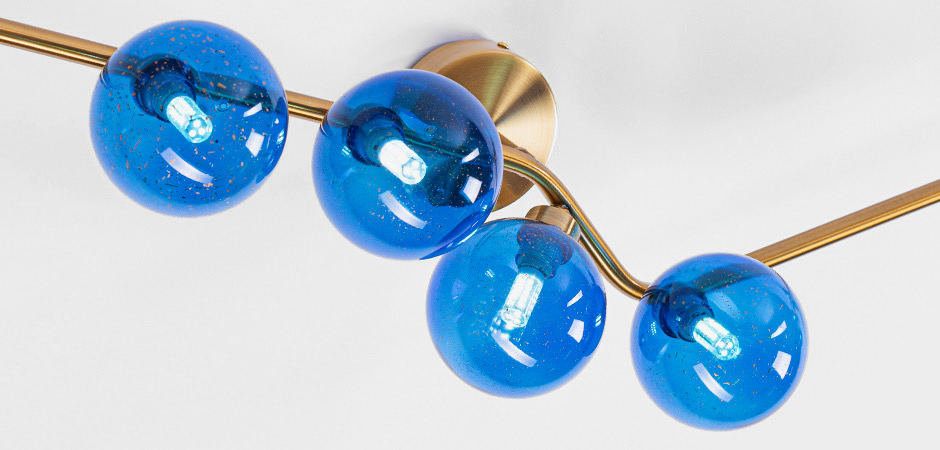 Бра Cherry FLUSH MOUNT Wall Lamp blue Бра Cherry FLUSH MOUNT Wall Lamp blue - Loft-Concept во Владивостоке