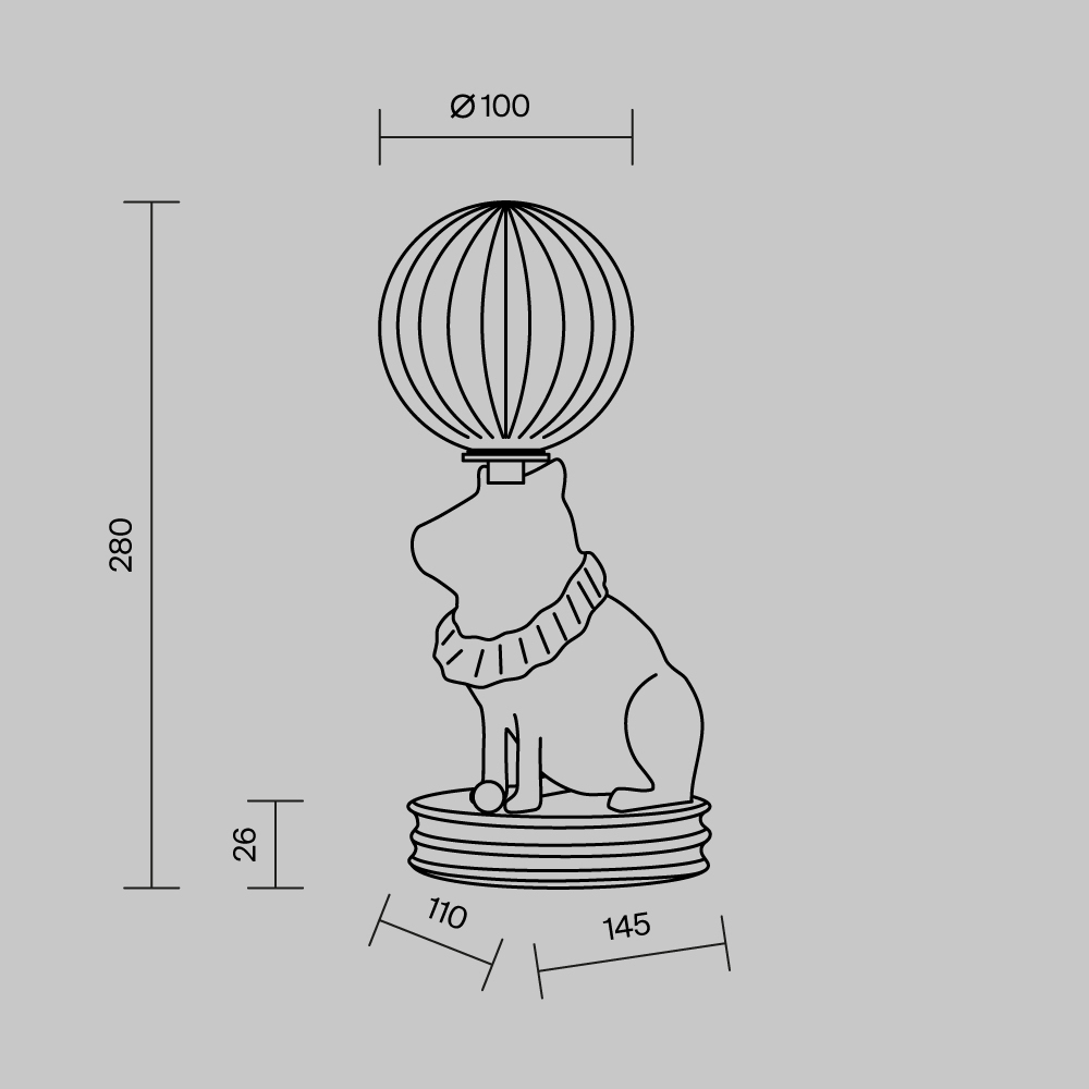 Настольный светильник Senor Capybara 3000К 5Вт во Владивостоке