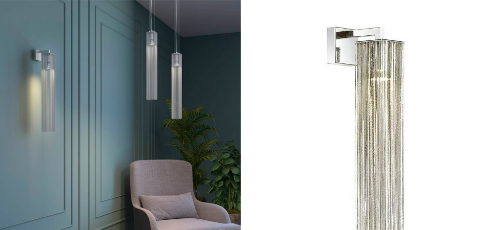Бра Atlantis Chain Nickel One Sconces Бра Atlantis Chain Nickel One Sconces - Loft-Concept во Владивостоке