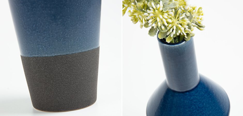 Ваза Blue Craquelure Ваза Blue Craquelure - Loft-Concept во Владивостоке