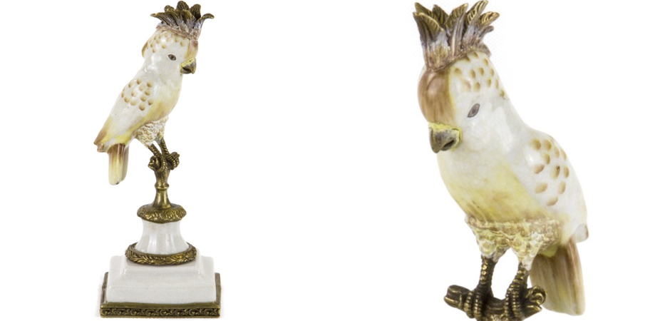 Статуэтка White Crested Parrot Статуэтка White Crested Parrot - Loft-Concept во Владивостоке
