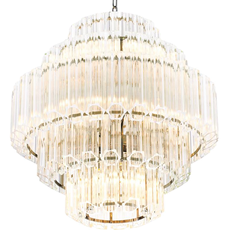 Люстра Chandelier Vittoria S Clear Никель Прозрачный (Transparent) Люстра Chandelier Vittoria S Clear Никель Прозрачный (Transparent) во Владивостоке | Loft Concept