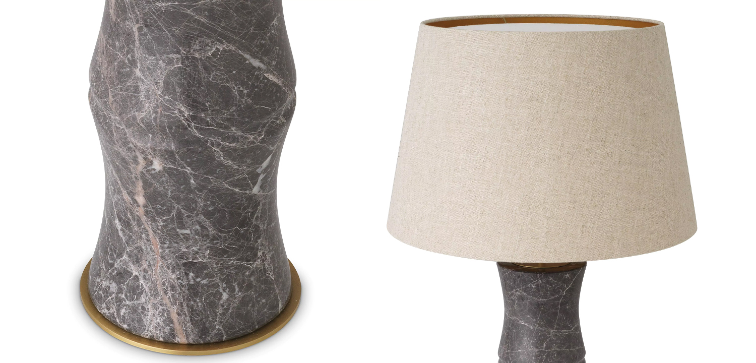 Настольная лампа Eichholtz Table Lamp Bonny Grey - фото