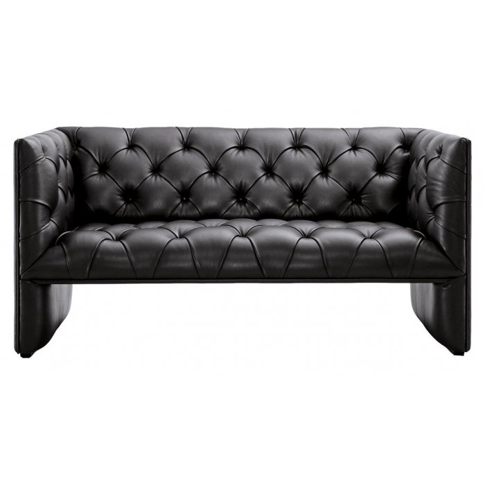 Диван Edwards Loveseat Черный Диван Edwards Loveseat Черный во Владивостоке | Loft Concept