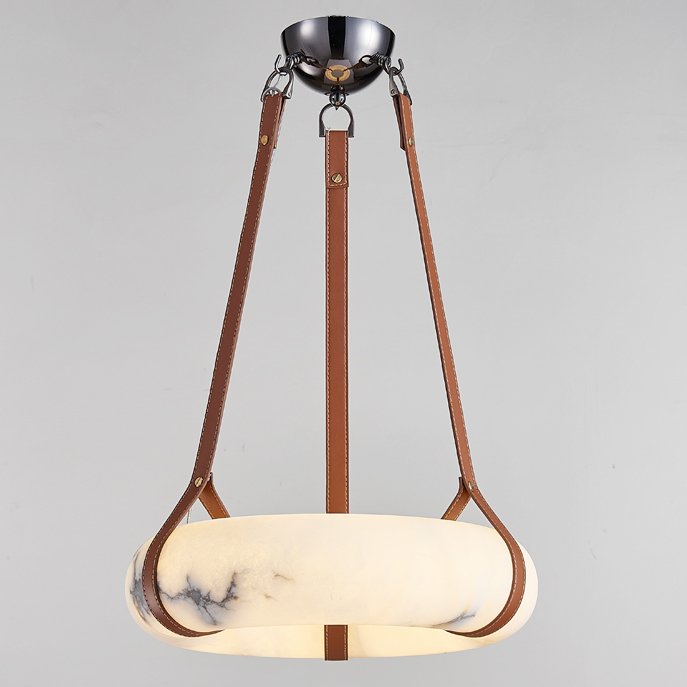 Люстра OSLO Pendant light Белый Коричневый Люстра OSLO Pendant light Белый Коричневый во Владивостоке | Loft Concept