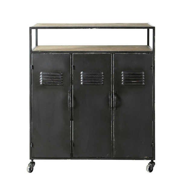 Комод в стиле Индастриал Industrial Kraft Chest Черный Комод в стиле Индастриал Industrial Kraft Chest Черный во Владивостоке | Loft Concept