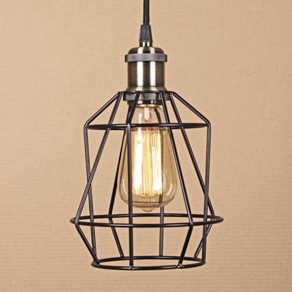 Подвесной светильник Wire Cage Pendant Pripl Black Черный Подвесной светильник Wire Cage Pendant Pripl Black Черный во Владивостоке | Loft Concept