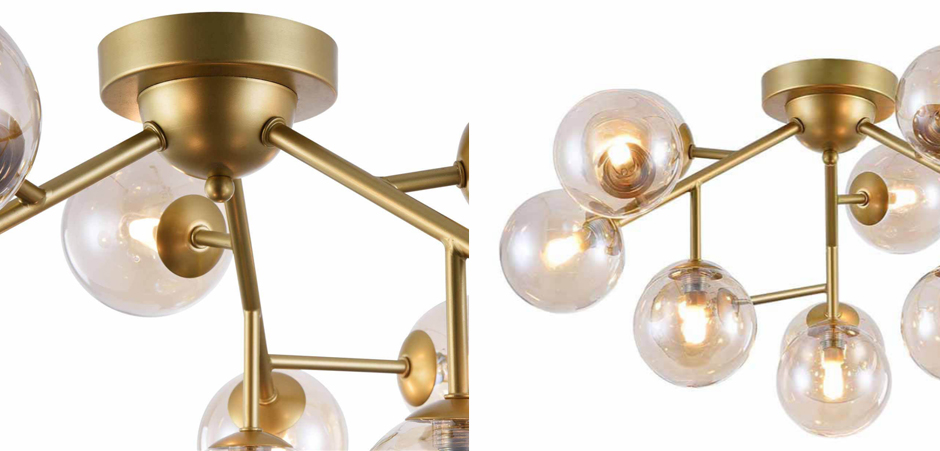 Потолочный Светильник Berries Chandelier Amber 60 Потолочный Светильник Berries Chandelier Amber 60 - Loft-Concept во Владивостоке