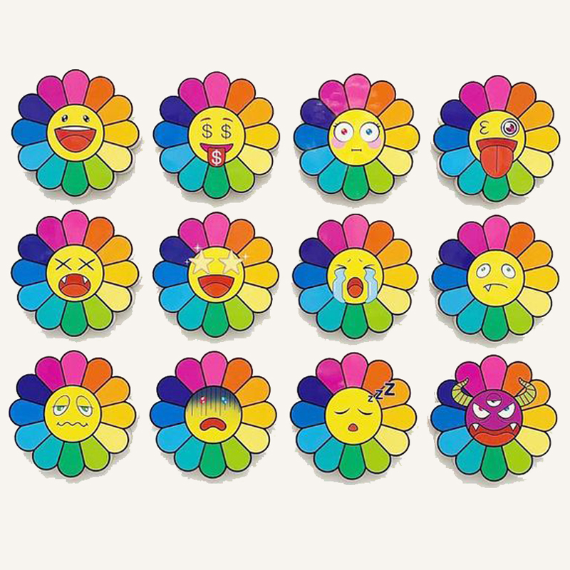 Арт-объекты на стену веселые цветы Takashi Murakami flower Мульти Арт-объекты на стену веселые цветы Takashi Murakami flower Мульти во Владивостоке | Loft Concept