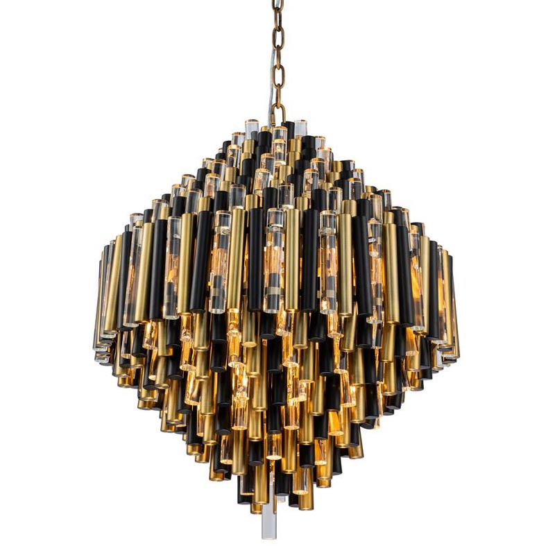 Люстра Black Brass Symphony Chandelier Черный Латунь Прозрачный (Transparent) Люстра Black Brass Symphony Chandelier Черный Латунь Прозрачный (Transparent) во Владивостоке | Loft Concept