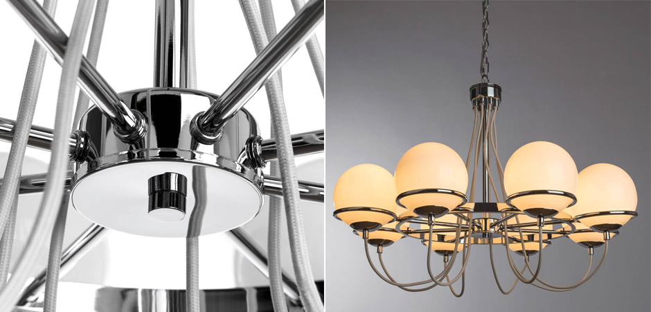 Люстра Melissa Chandelier Chromium Люстра Melissa Chandelier Chromium - Loft-Concept во Владивостоке