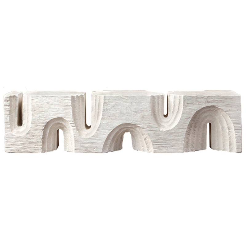 Банкетка Kelly Wearstler Echo Long Bench Белый Банкетка Kelly Wearstler Echo Long Bench Белый во Владивостоке | Loft Concept