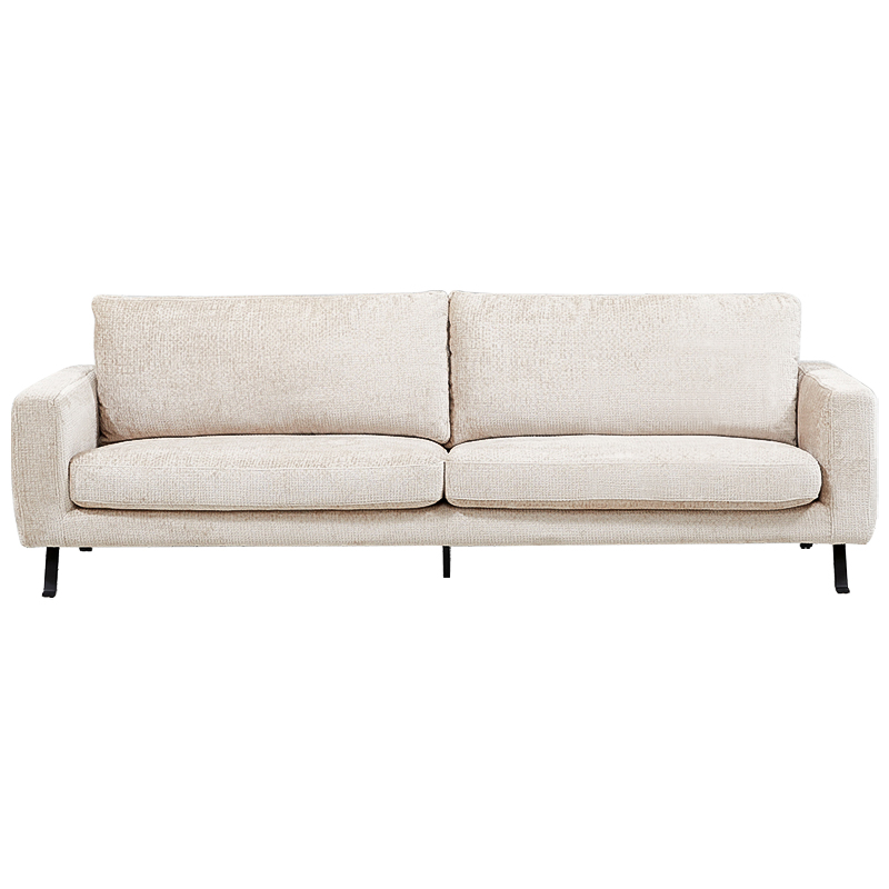 Диван Rowse Beige Sofa Бежевый Черный Диван Rowse Beige Sofa Бежевый Черный во Владивостоке | Loft Concept