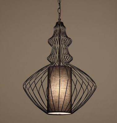 Подвесной светильник Wire Dream Pendant 2 Черный Белый Подвесной светильник Wire Dream Pendant 2 Черный Белый во Владивостоке | Loft Concept