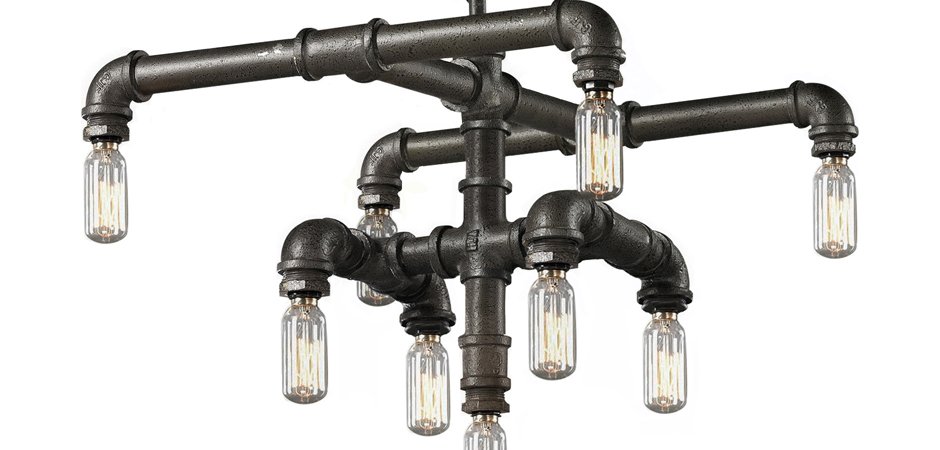 Люстра Water Pipe Connect T9 II Люстра Water Pipe Connect T9 II - Loft-Concept во Владивостоке