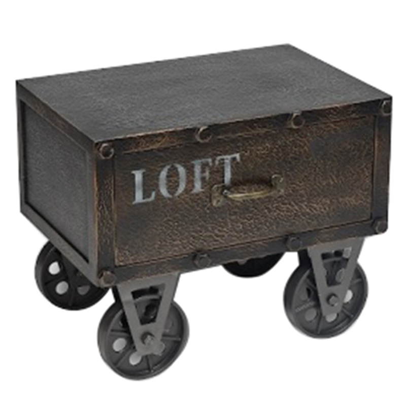 Приставной Стол Trolley Коричневый Приставной Стол Trolley Коричневый во Владивостоке | Loft Concept