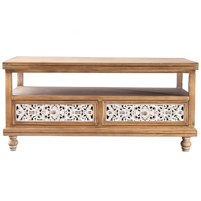 Кофейный стол Pierre Provence Coffee Table Белый Древесина Кофейный стол Pierre Provence Coffee Table Белый Древесина во Владивостоке | Loft Concept