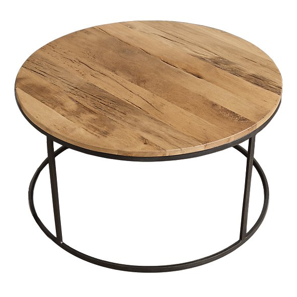 Стол Loft Wooden Round Белый дуб Стол Loft Wooden Round Белый дуб во Владивостоке | Loft Concept