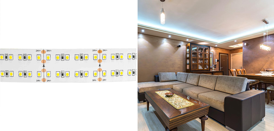 Светодиодная лента 42W/m 240LED/m 2835SMD холодный белый 5M Светодиодная лента 42W/m 240LED/m 2835SMD холодный белый 5M - Loft-Concept во Владивостоке