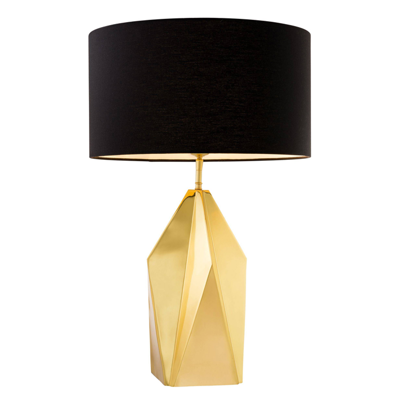 Настольная лампа Eichholtz Table Lamp Setai brass Латунь Черный Настольная лампа Eichholtz Table Lamp Setai brass Латунь Черный во Владивостоке | Loft Concept